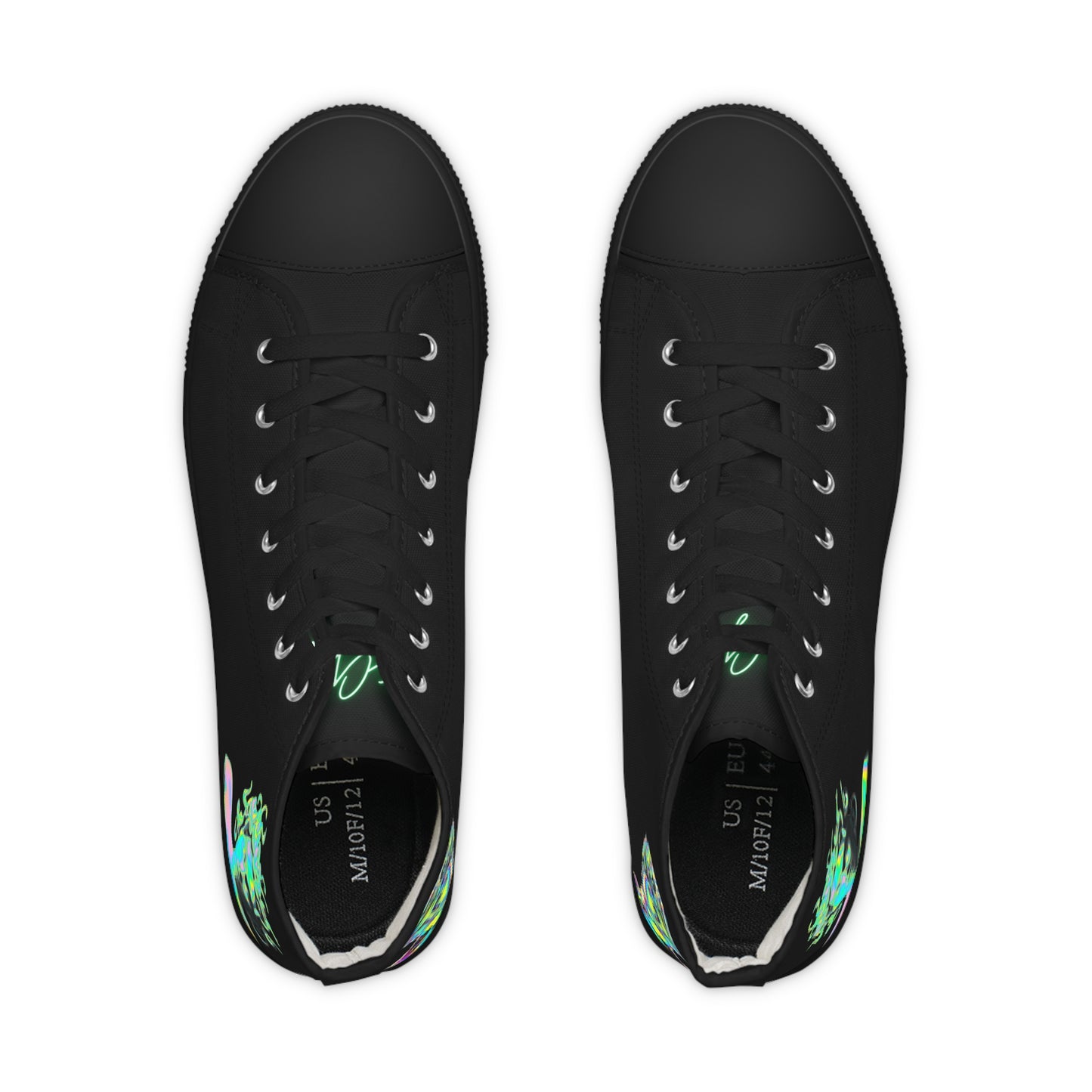 Medusa & David Vaporwave Men's High Top Sneakers
