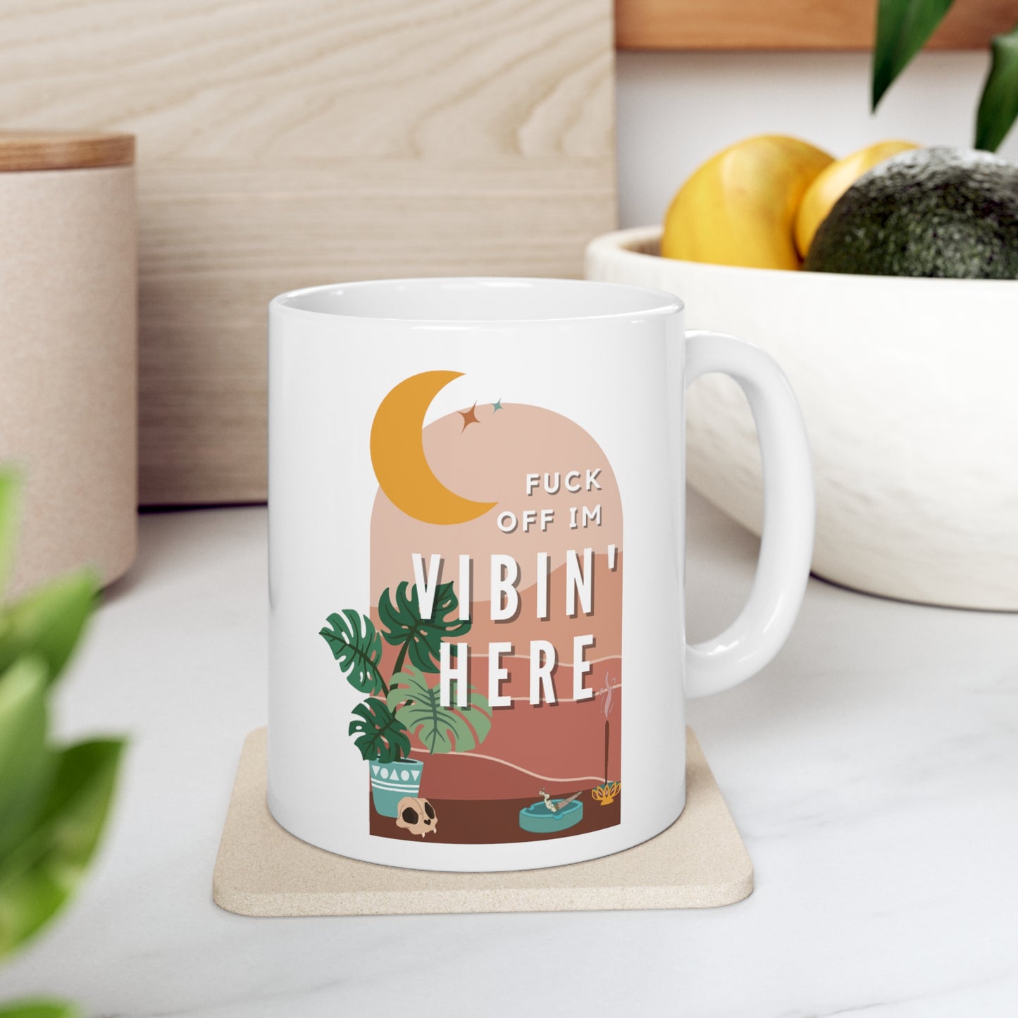 Fuck off I'm Vibin Mug