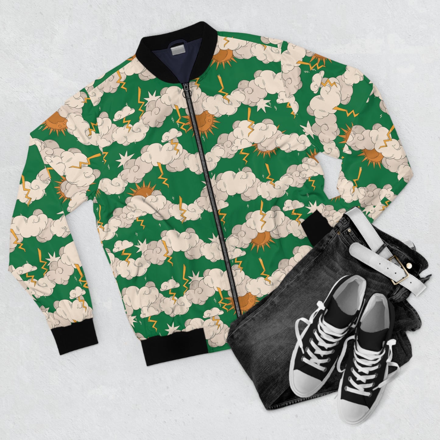 Storm is a Brewin' Unisex Bomber Jacket
