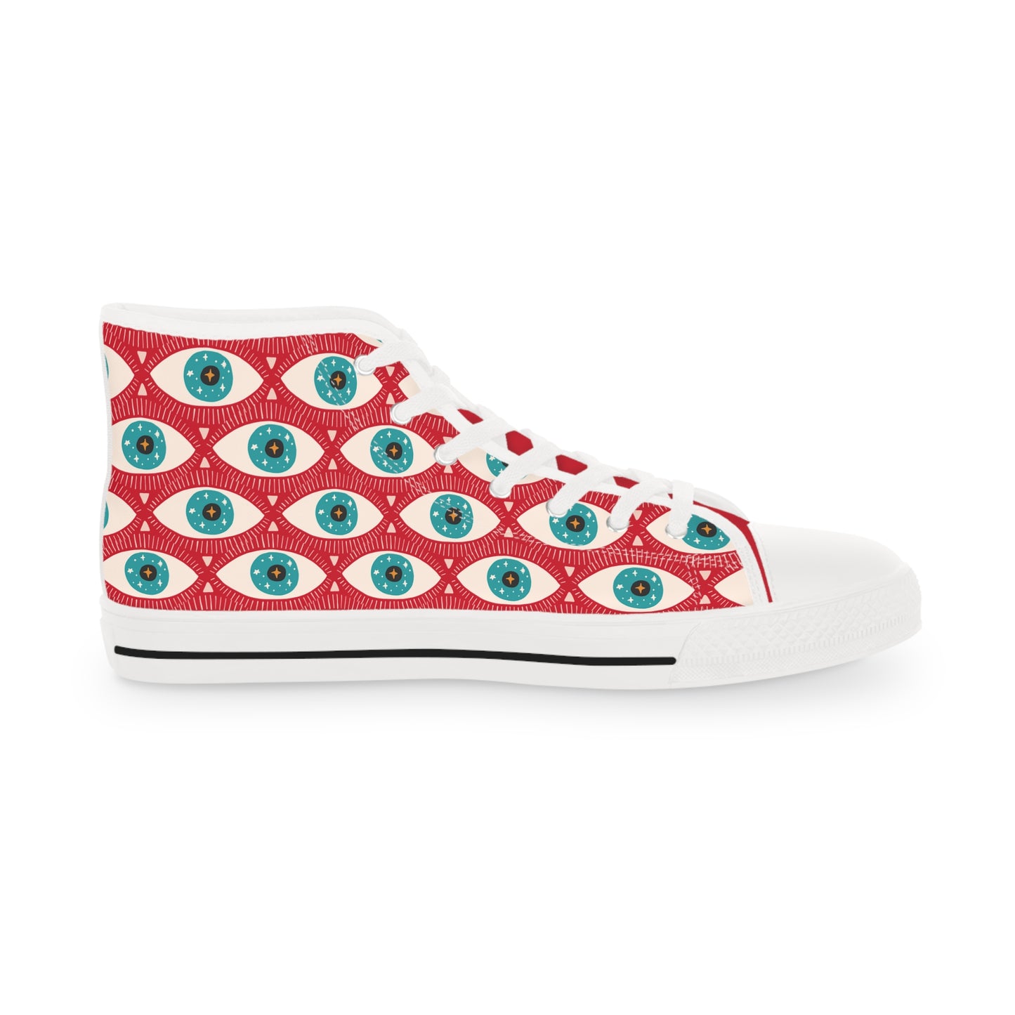 Evil Eye High Top Sneakers – Ward Off Negativity in Style