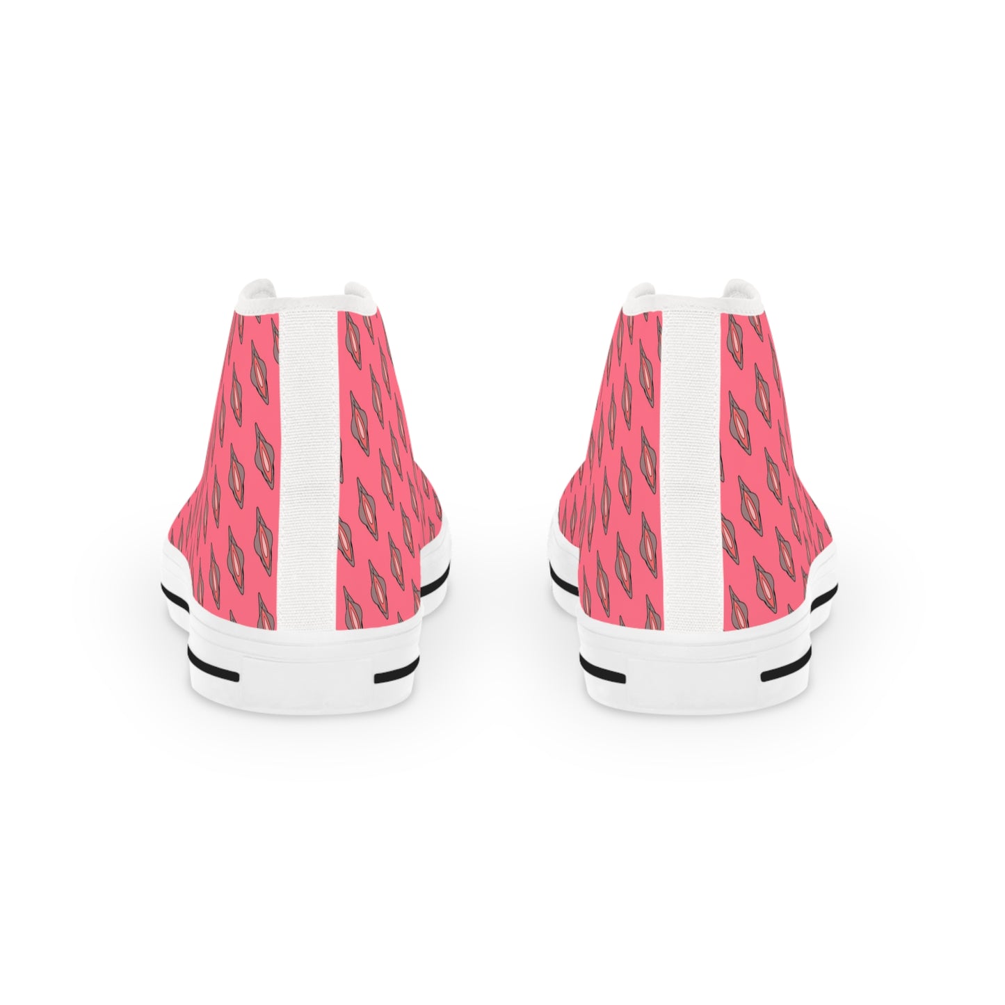 Viva La Vulva High-Top Sneakers – Embrace Empowerment in Pink!