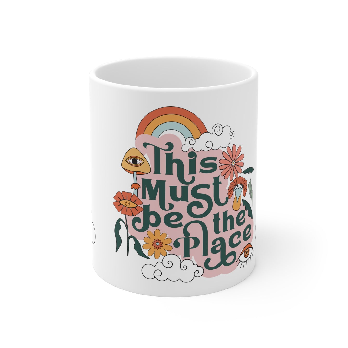 This Must Be the Place Mushroom Mug