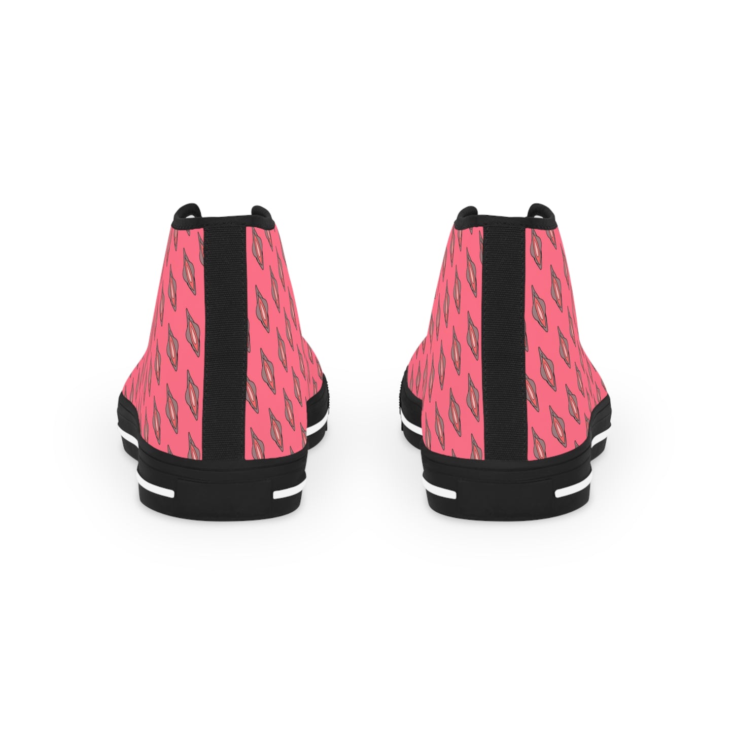 Viva La Vulva High-Top Sneakers – Embrace Empowerment in Pink!