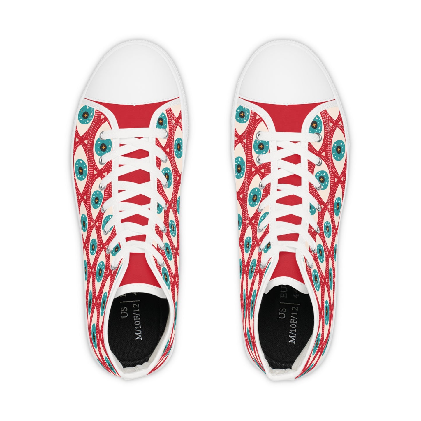 Evil Eye High Top Sneakers – Ward Off Negativity in Style