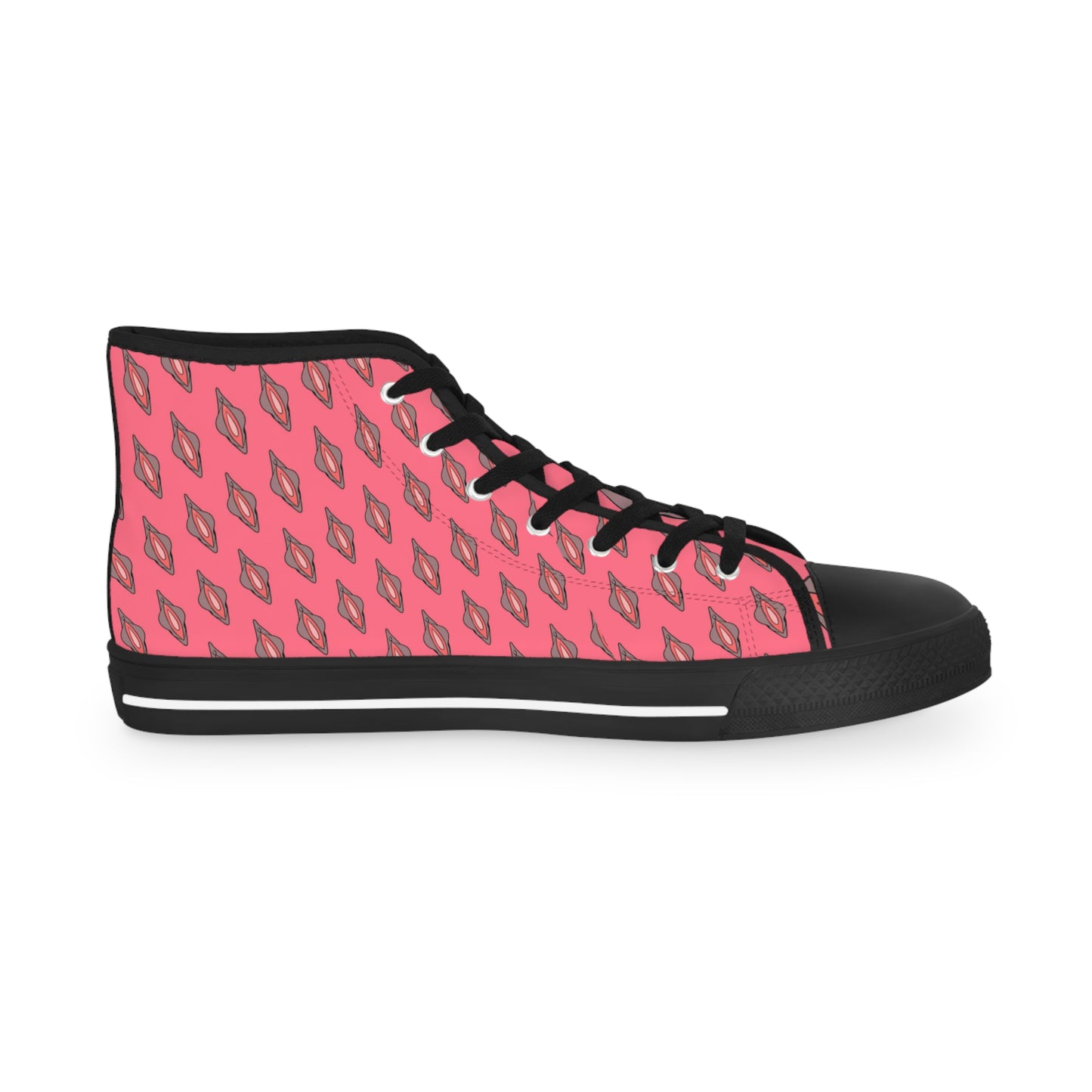 Viva La Vulva High-Top Sneakers – Embrace Empowerment in Pink!
