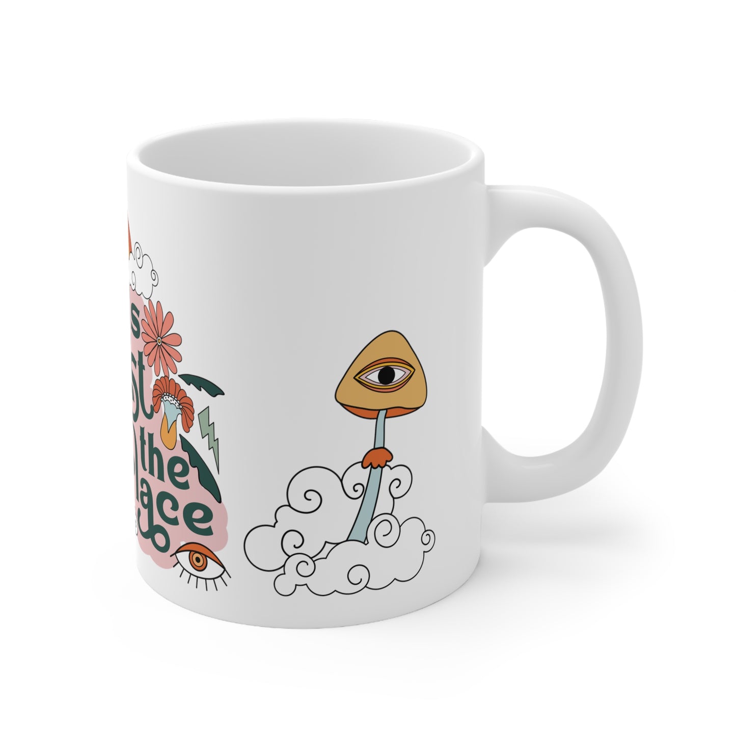 This Must Be the Place Mushroom Mug