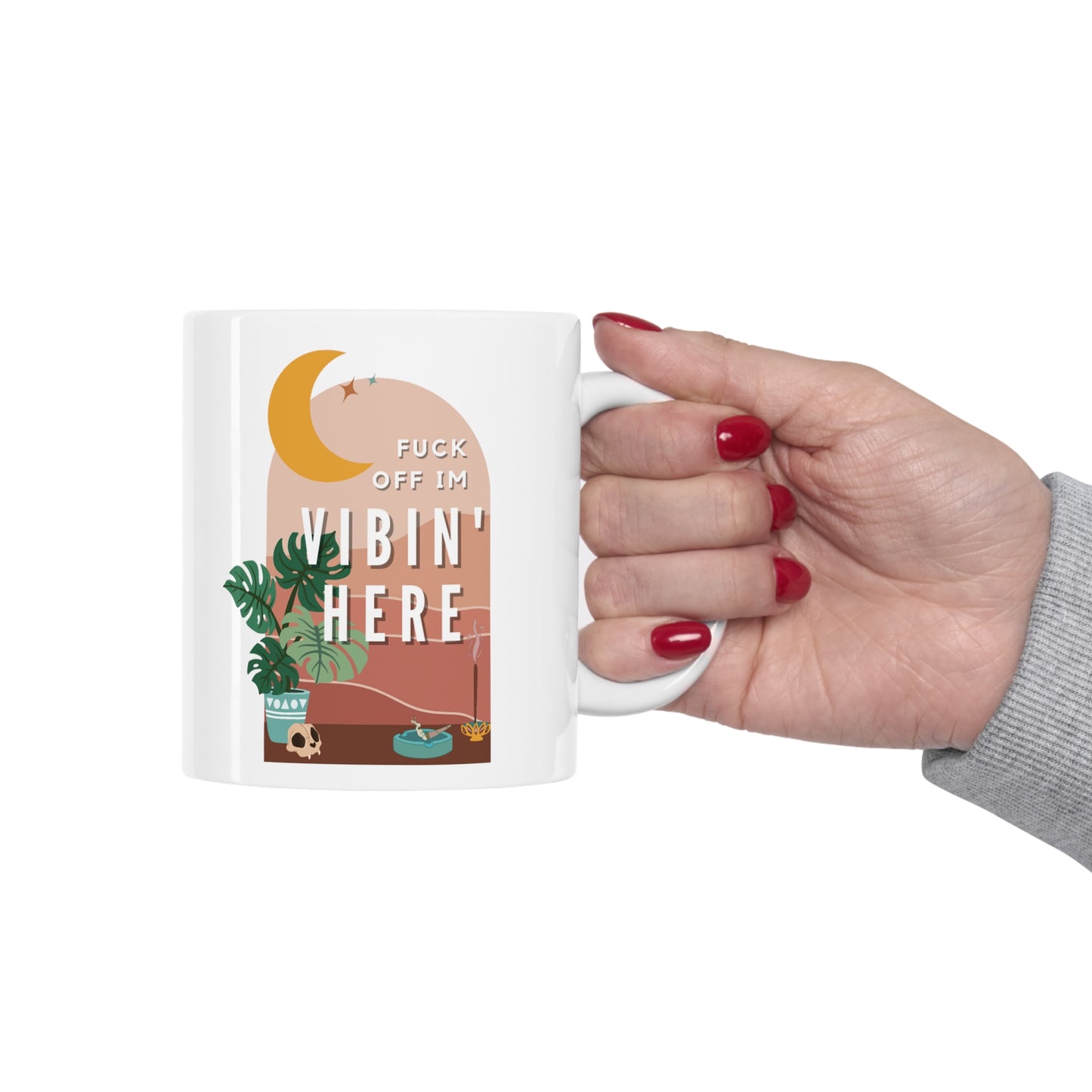 Fuck off I'm Vibin Mug