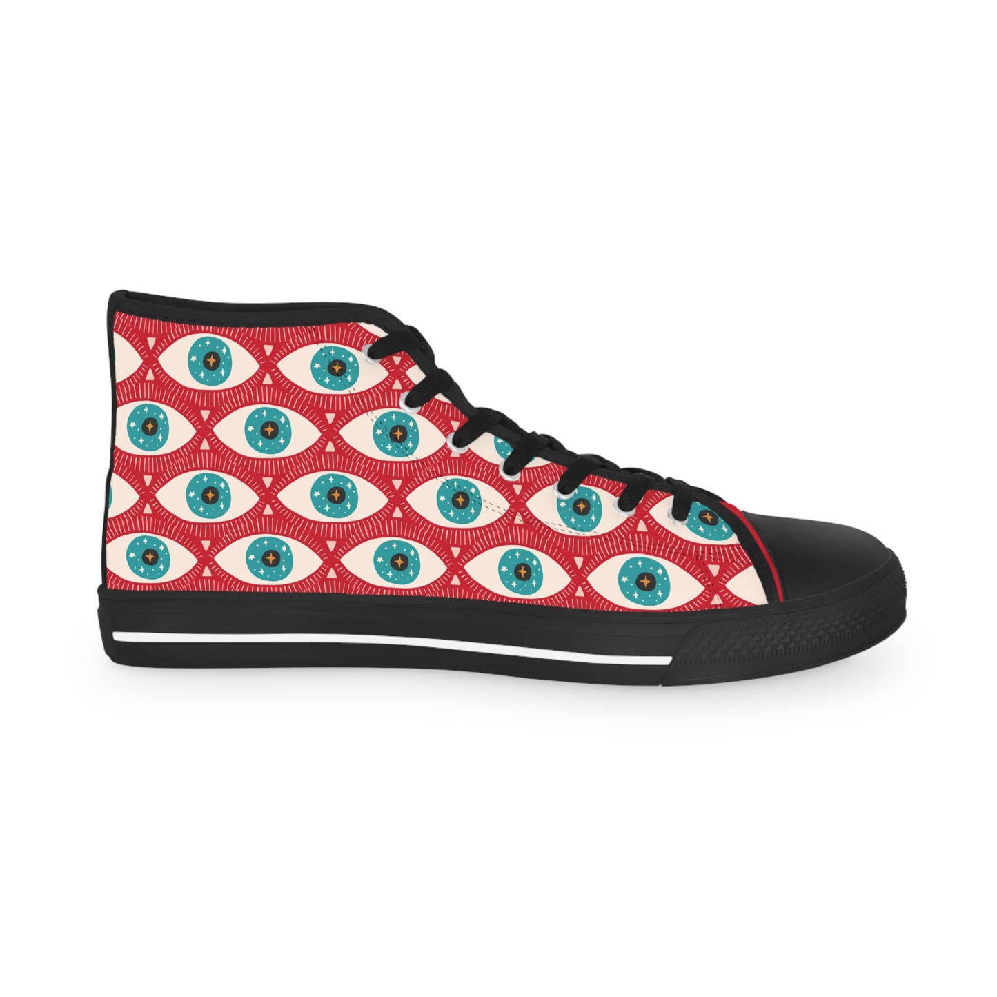 Evil Eye High Top Sneakers – Ward Off Negativity in Style