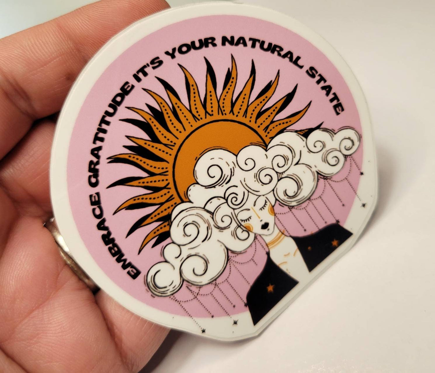 Gratitude is your natural state sticker