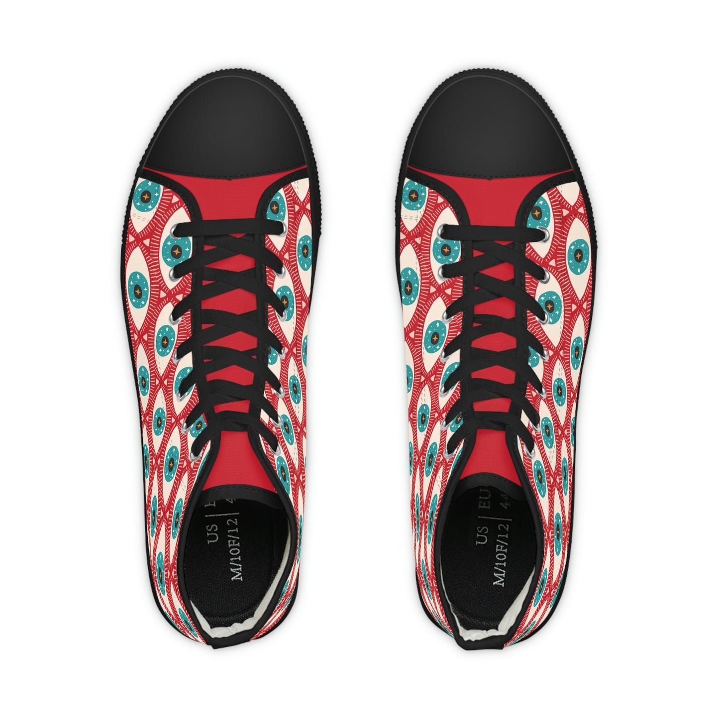 All Knowing All Seeing Men's High Top Sneakers