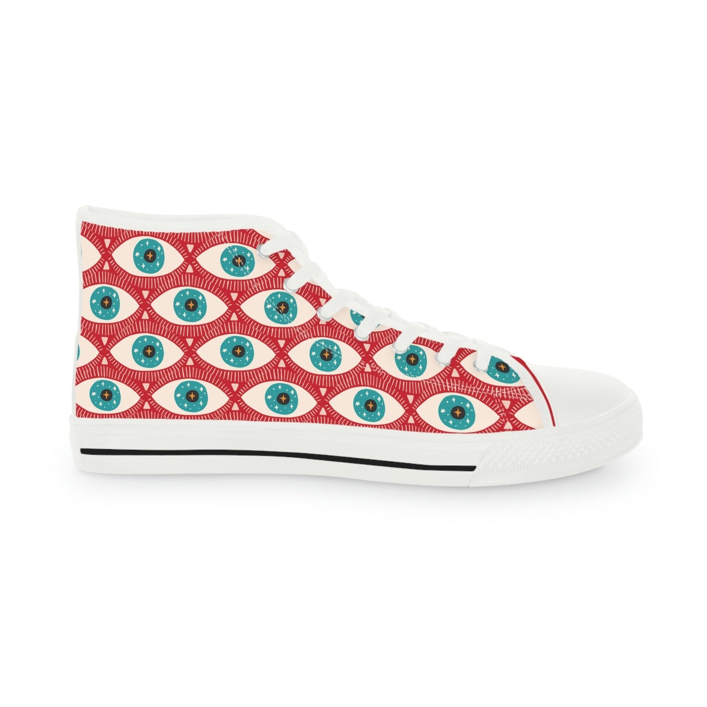All Knowing All Seeing Men's High Top Sneakers