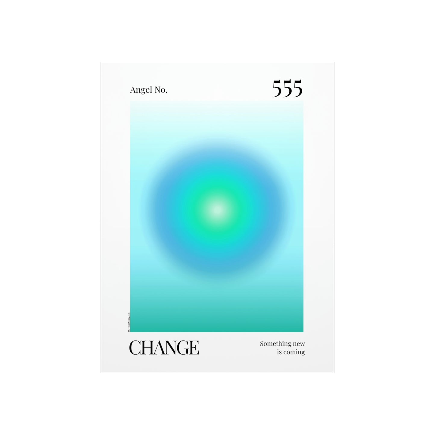Change Angel No. 555 Aura Glow Art Print