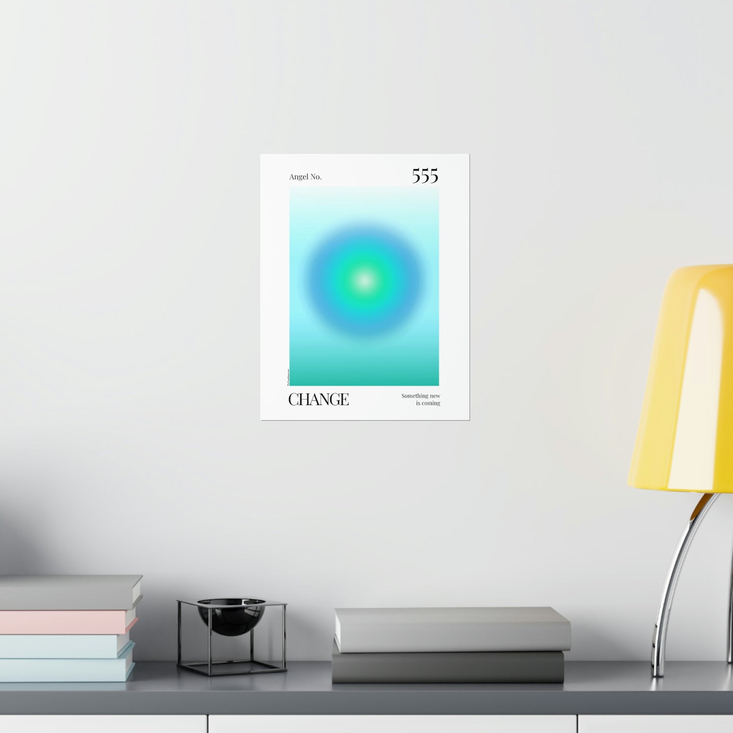 Change Angel No. 555 Aura Glow Art Print