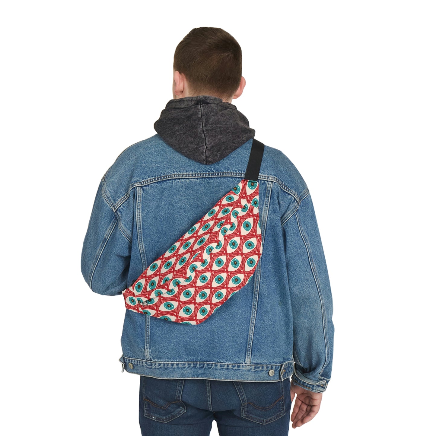 Here's an SEO-rich and Etsy-compliant description for your Evil Eye all-over print fanny pack: Evil Eye Fanny Pack – Hands-Free Style with Protective Vibes