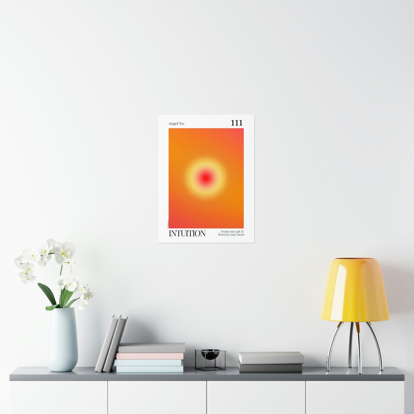 Intuition Angel No. 111 Aura Glow Art Print