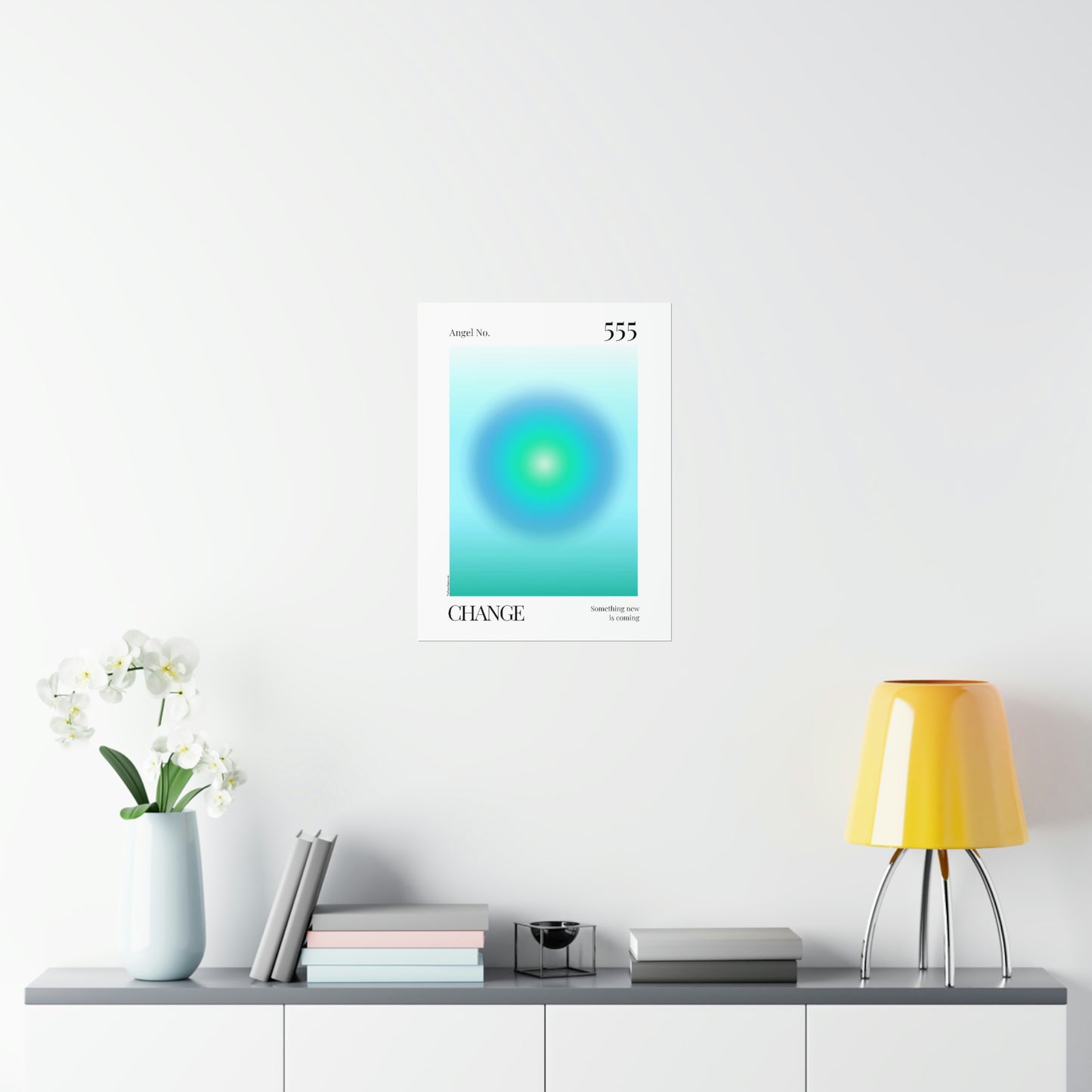 Change Angel No. 555 Aura Glow Art Print
