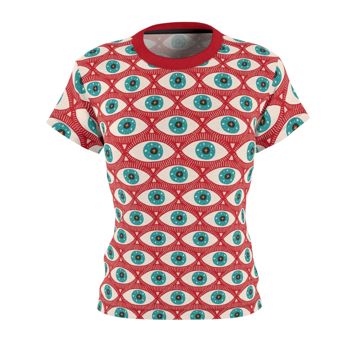Evil Eye All-Over Print T-Shirt – Stylish Protection for Everyday Wear