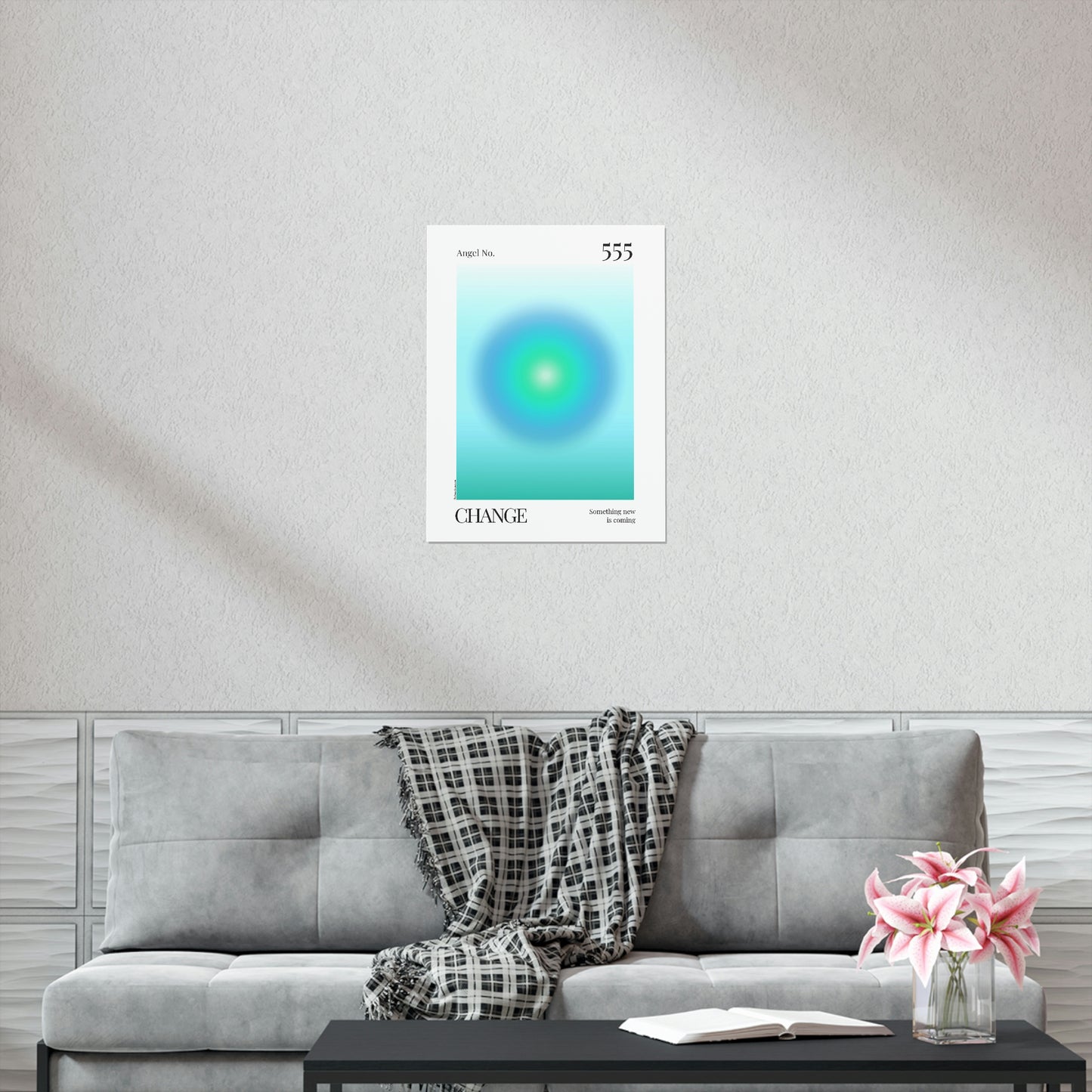 Change Angel No. 555 Aura Glow Art Print