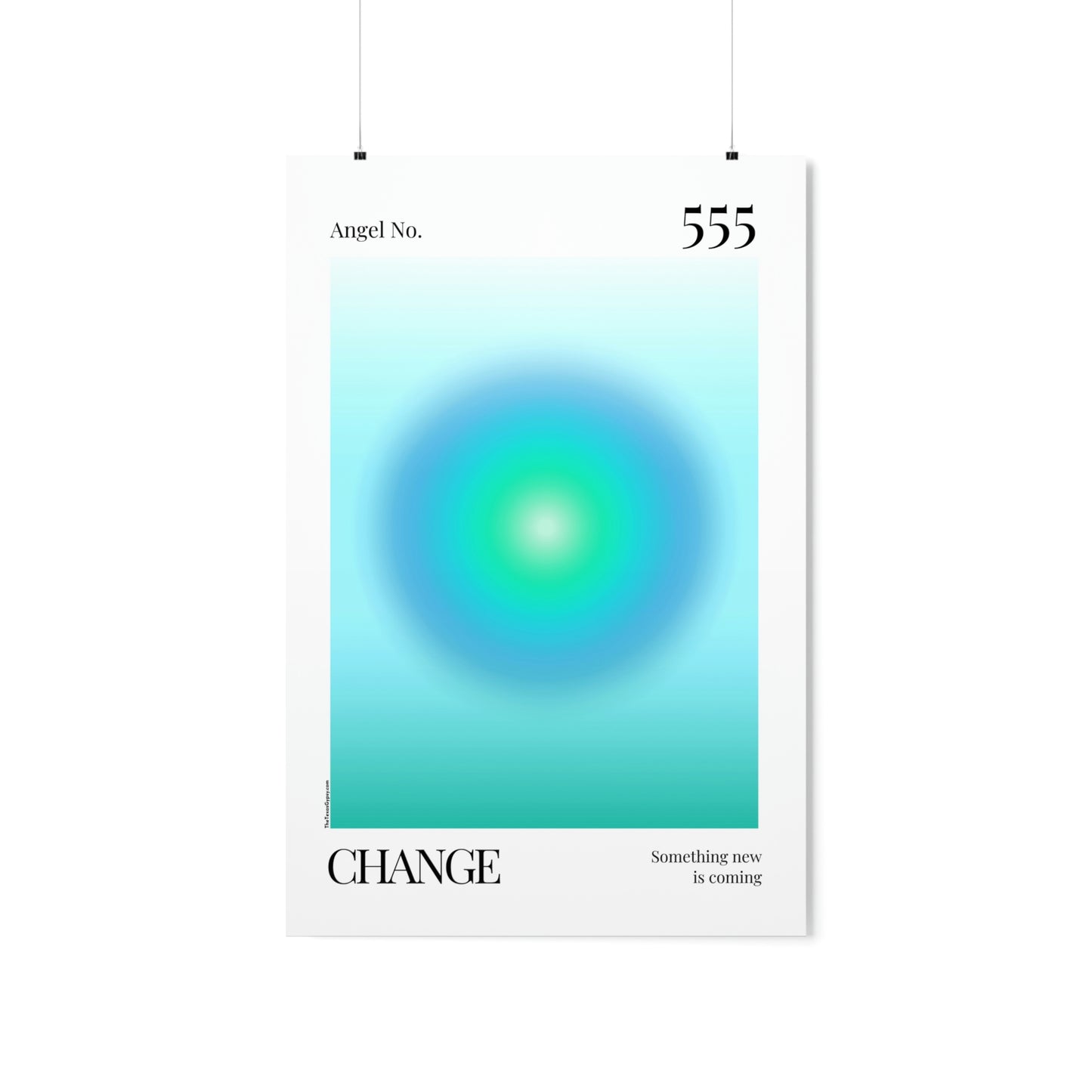 Change Angel No. 555 Aura Glow Art Print