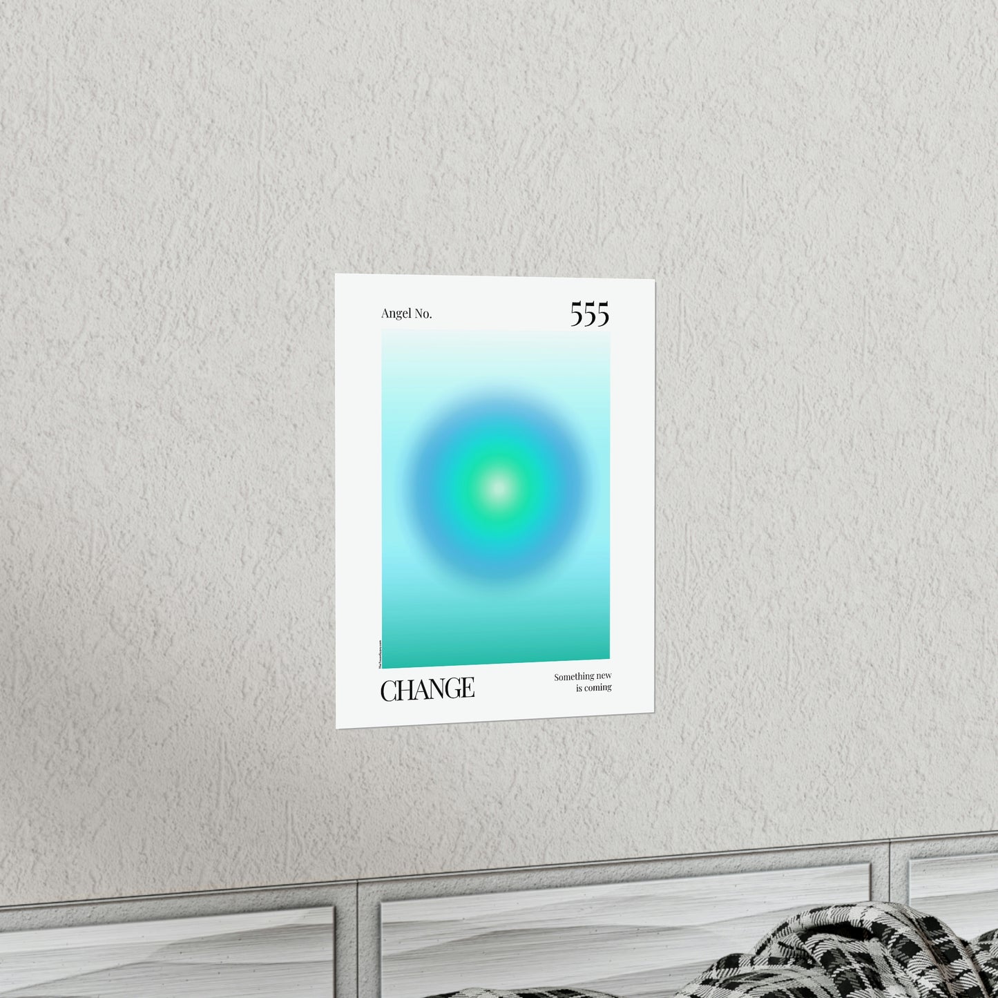 Change Angel No. 555 Aura Glow Art Print
