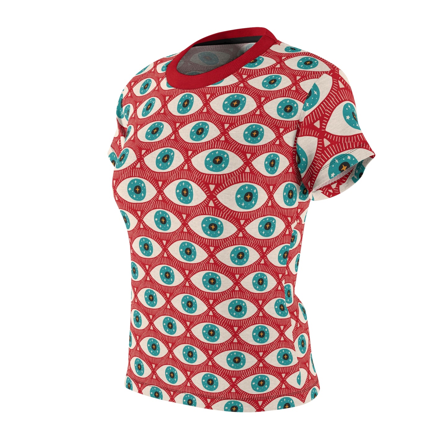 Evil Eye All-Over Print T-Shirt – Stylish Protection for Everyday Wear