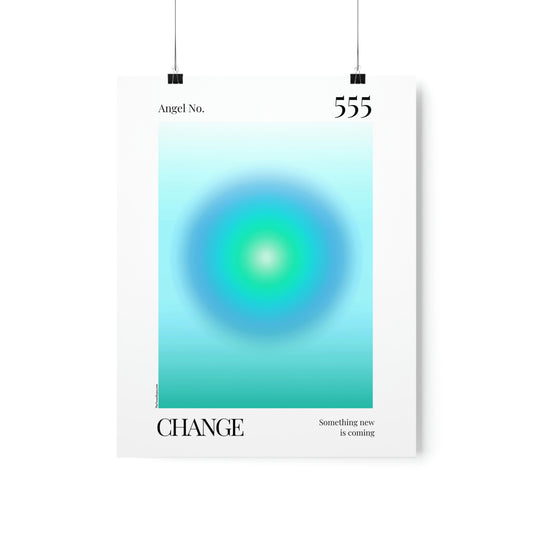 Change Angel No. 555  Aura Glow Art Print