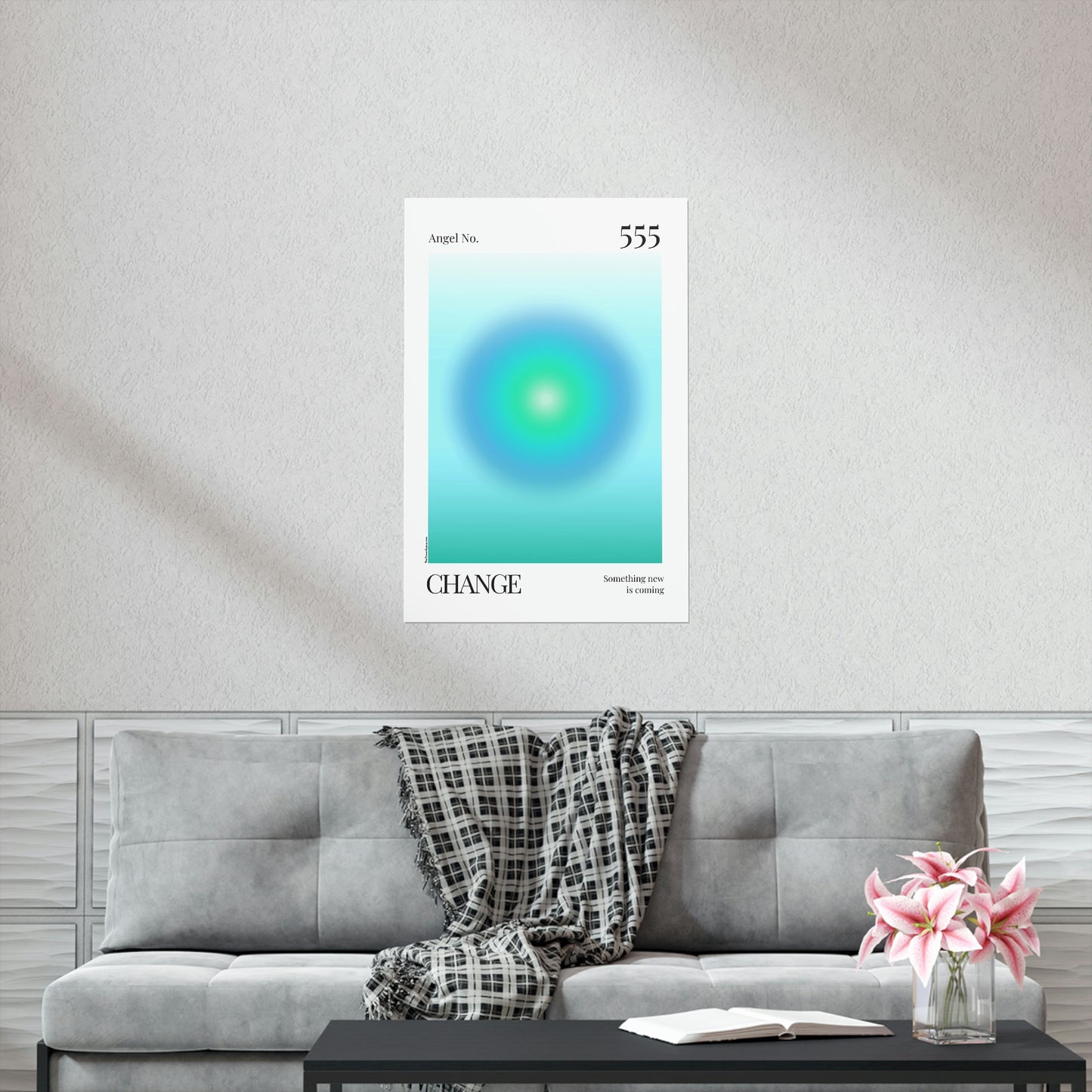 Change Angel No. 555 Aura Glow Art Print
