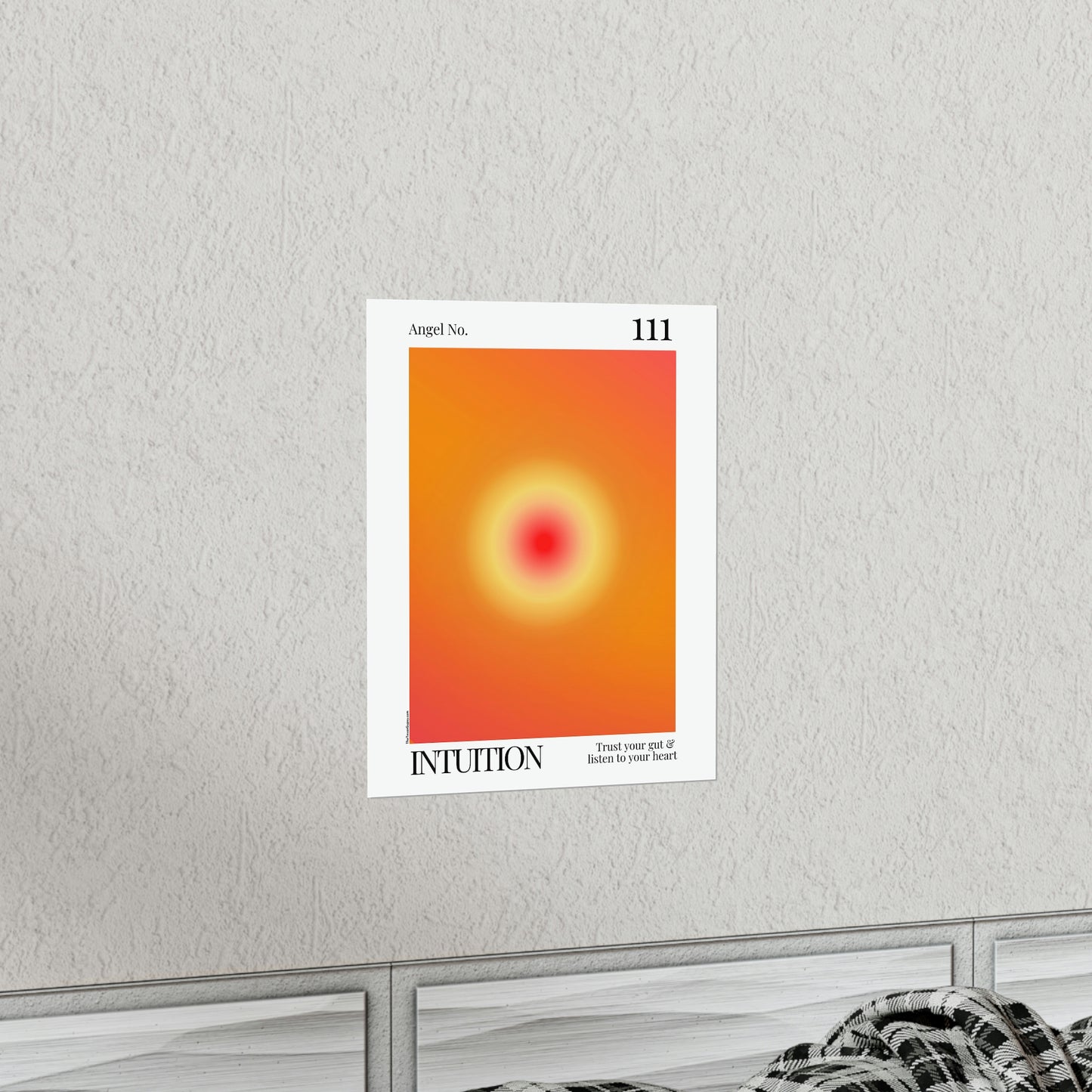 Intuition Angel No. 111 Aura Glow Art Print