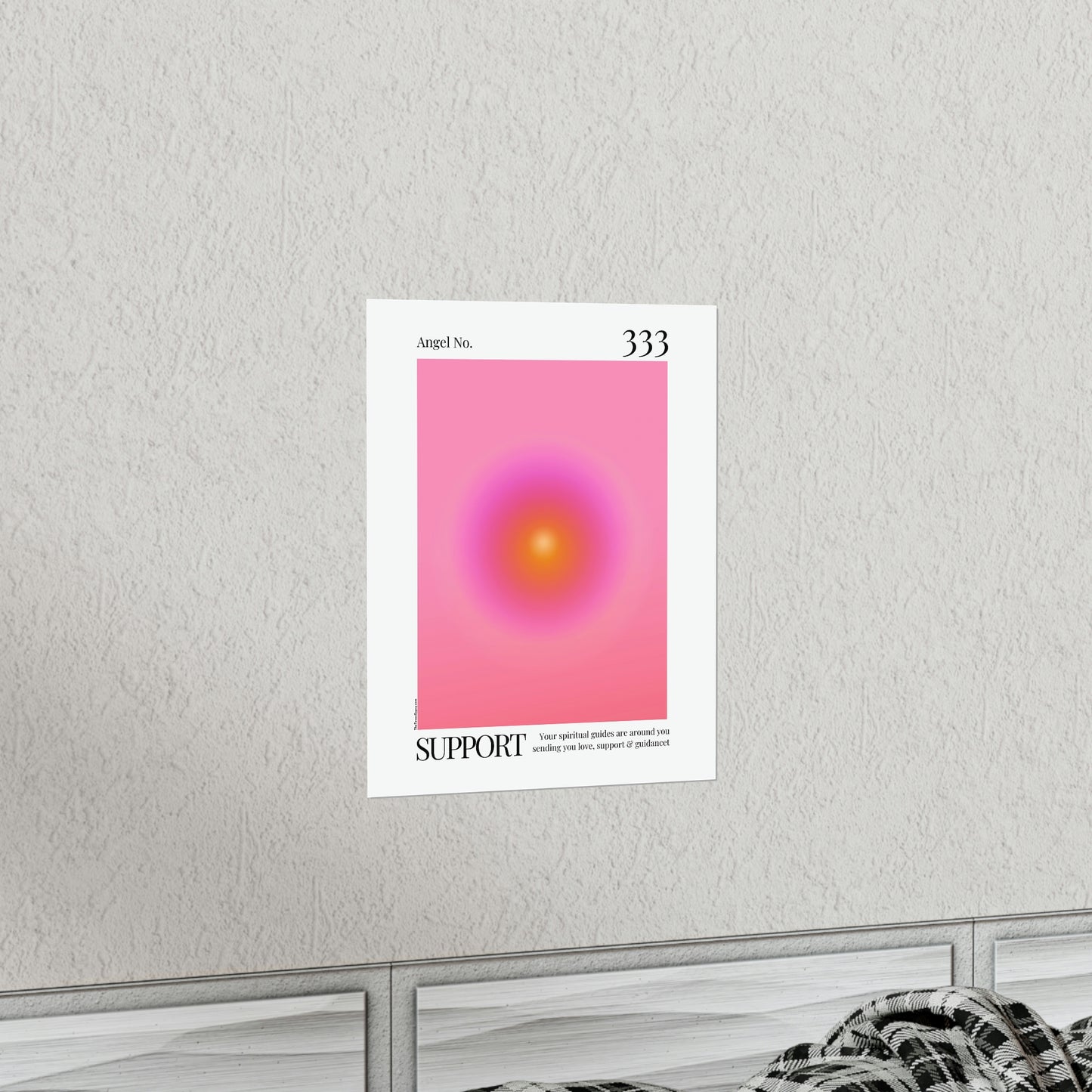 Support Angel No. 333 Aura Glow Art Print