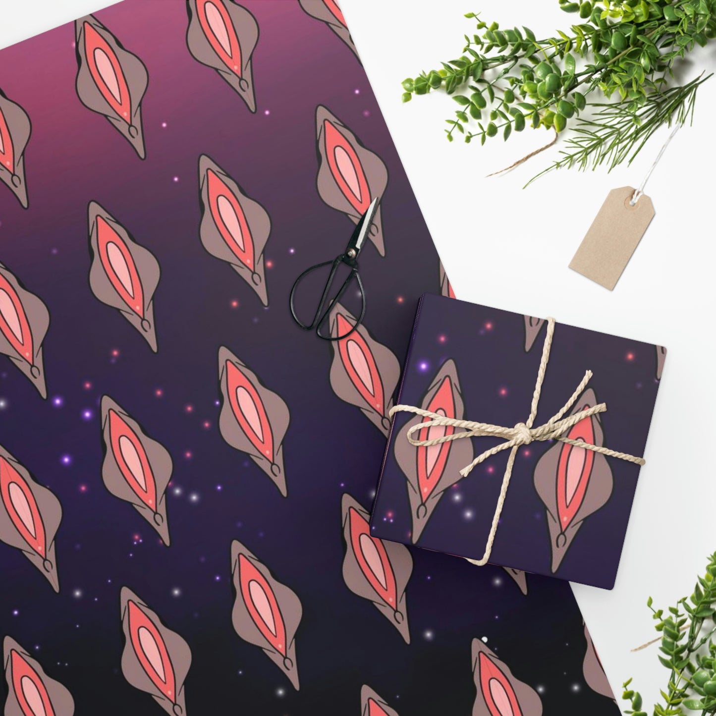 Galaxy of Vulvas Wrapping Paper