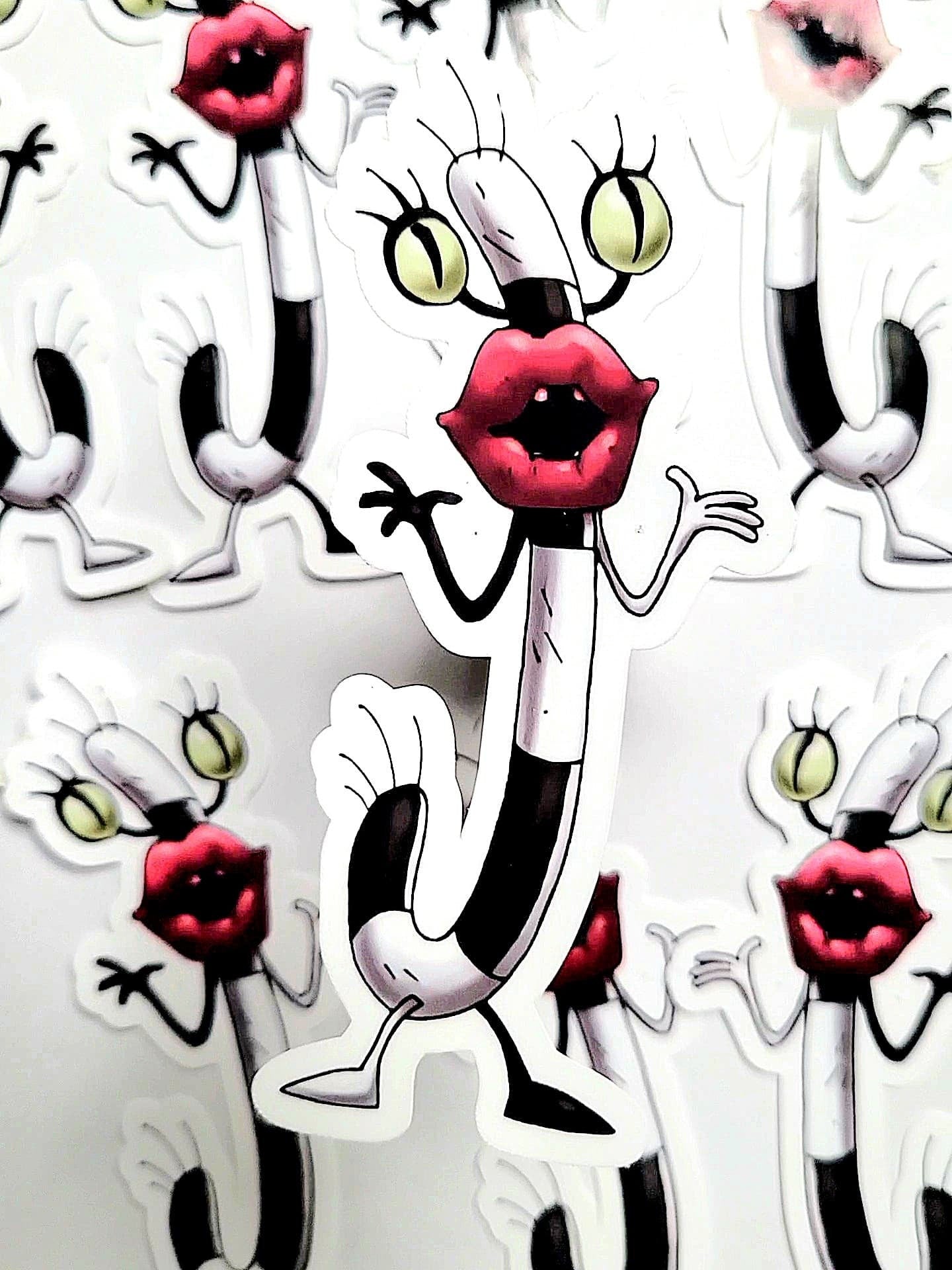 ahhh real monsters characters Oblina ahh real monsters 90's Nostalgia sticker – The Texas Gypsy