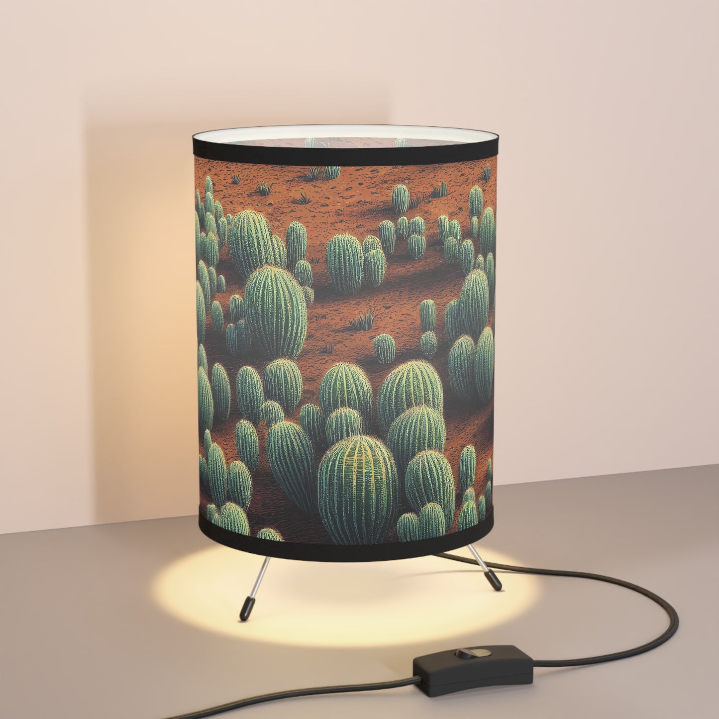 Desert Inspired Elegance Tripod Lamp.