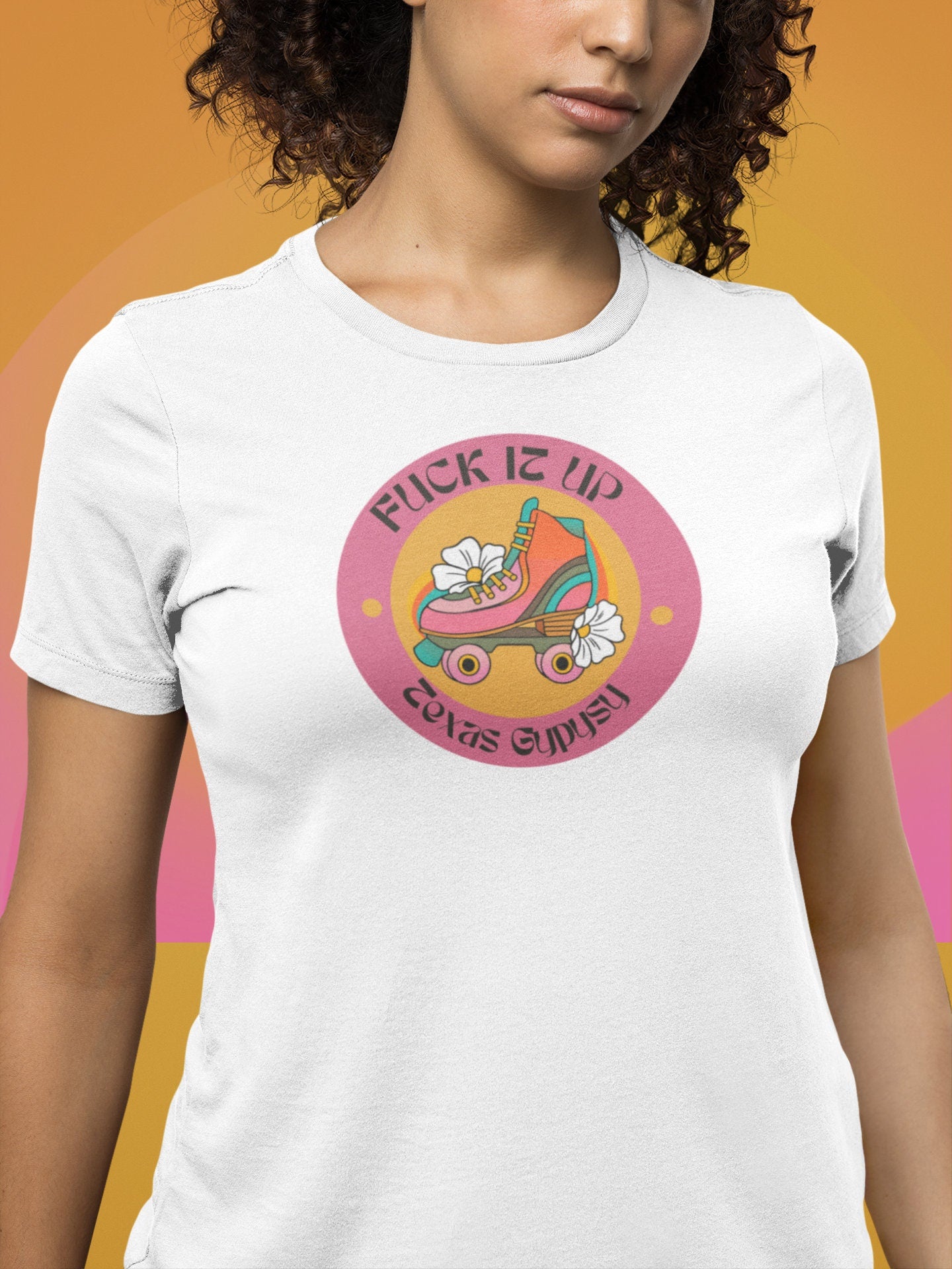 Fuck it up Roller Skate T-shirt