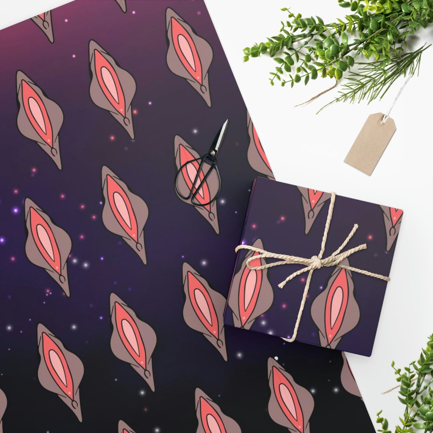 Galaxy of Vulvas Wrapping Paper