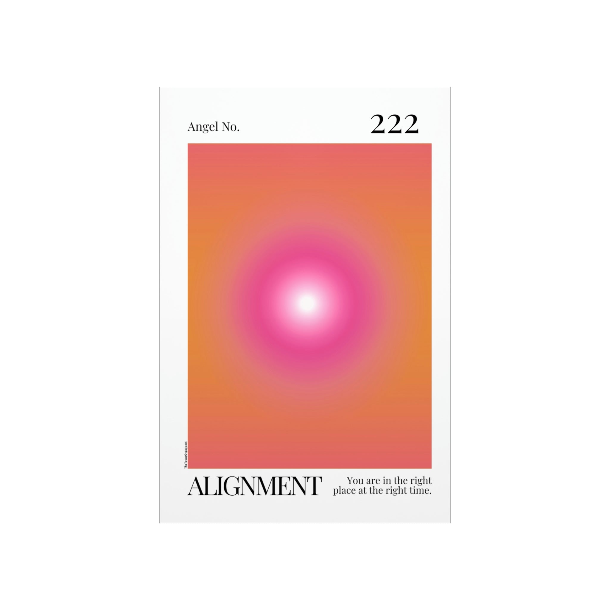 Alignment 222 Alignment Angel No. 222 Aura Glow Art Print – The Texas Gypsy