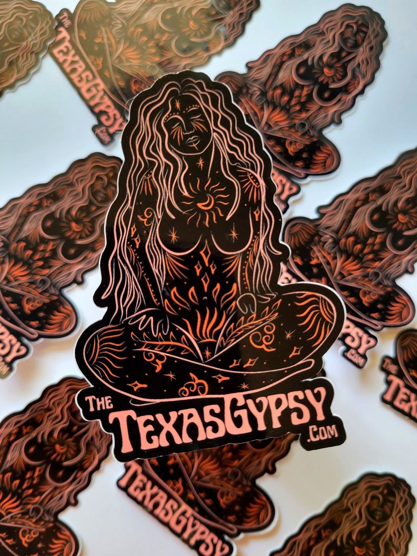 Texas Gypsy custom Topo Label